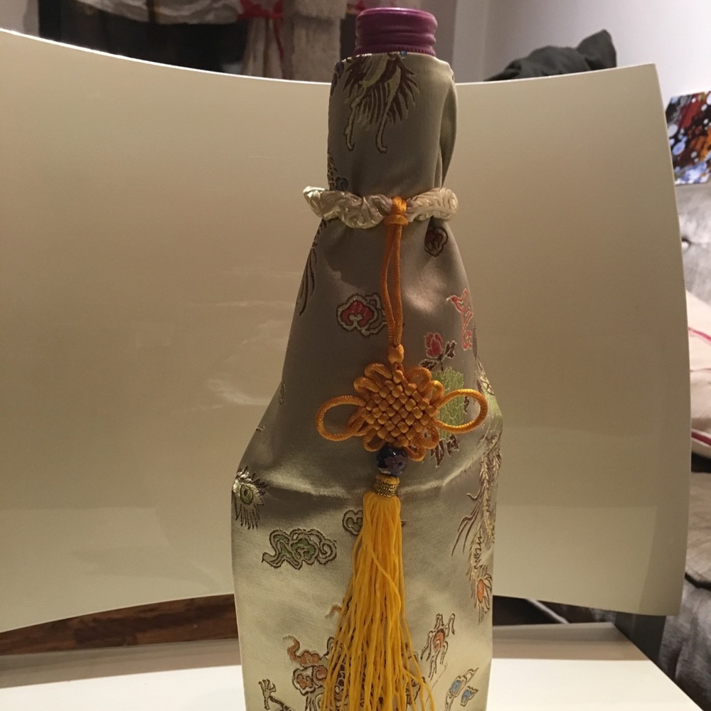 Chinese Silk Wine Cover